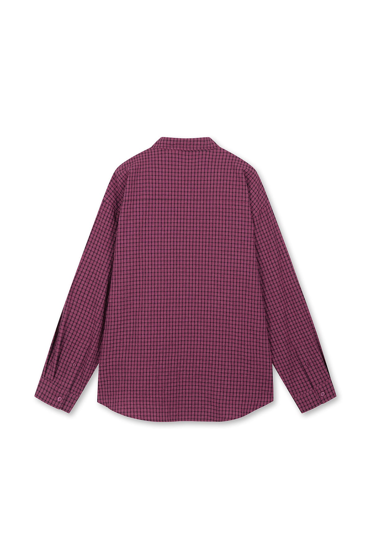 Matinkim Front Graphic Check Shirt IN Pink
