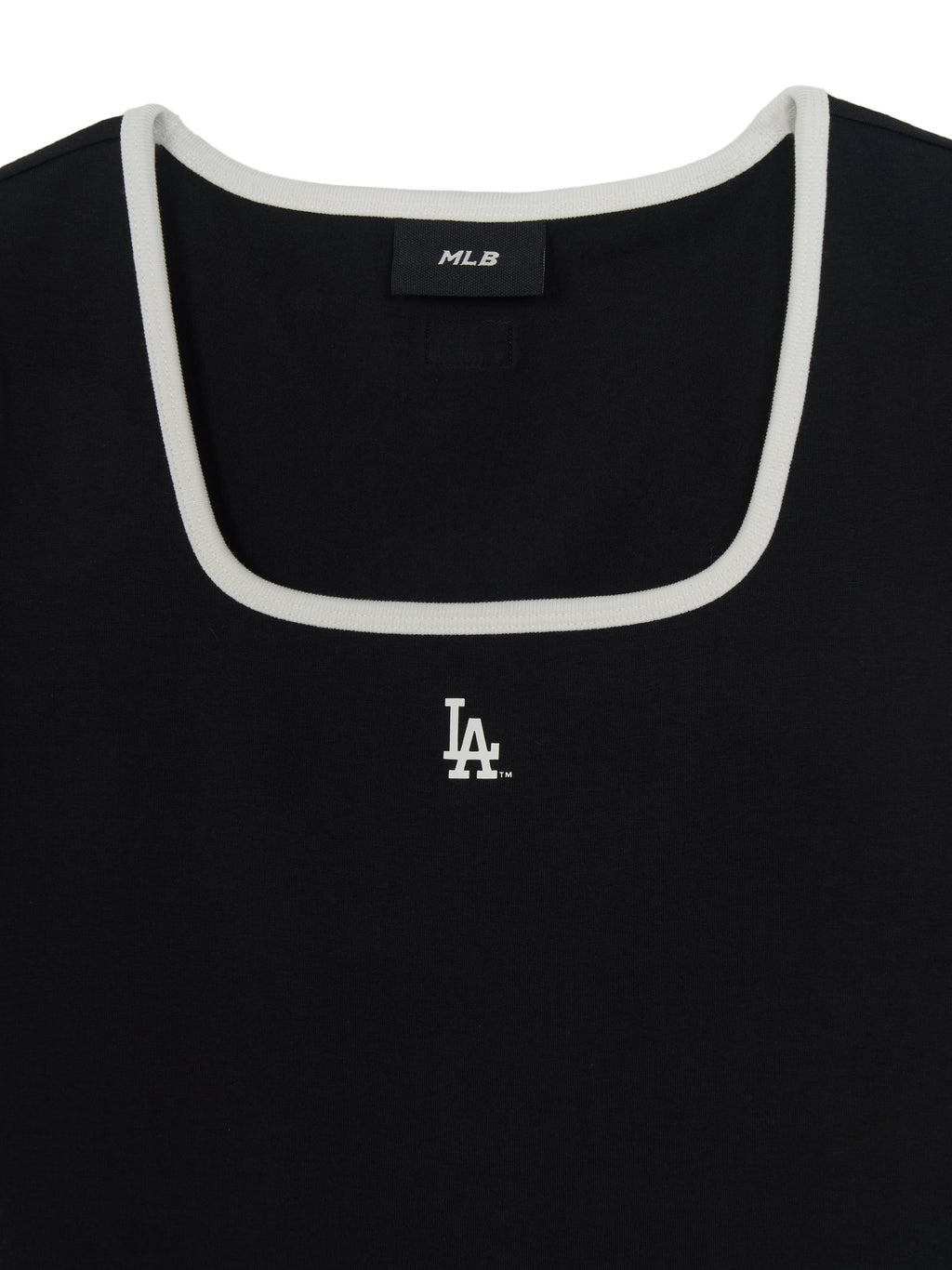 MLB Korea Women's Basic Square Neck Slim Fit T-shirt