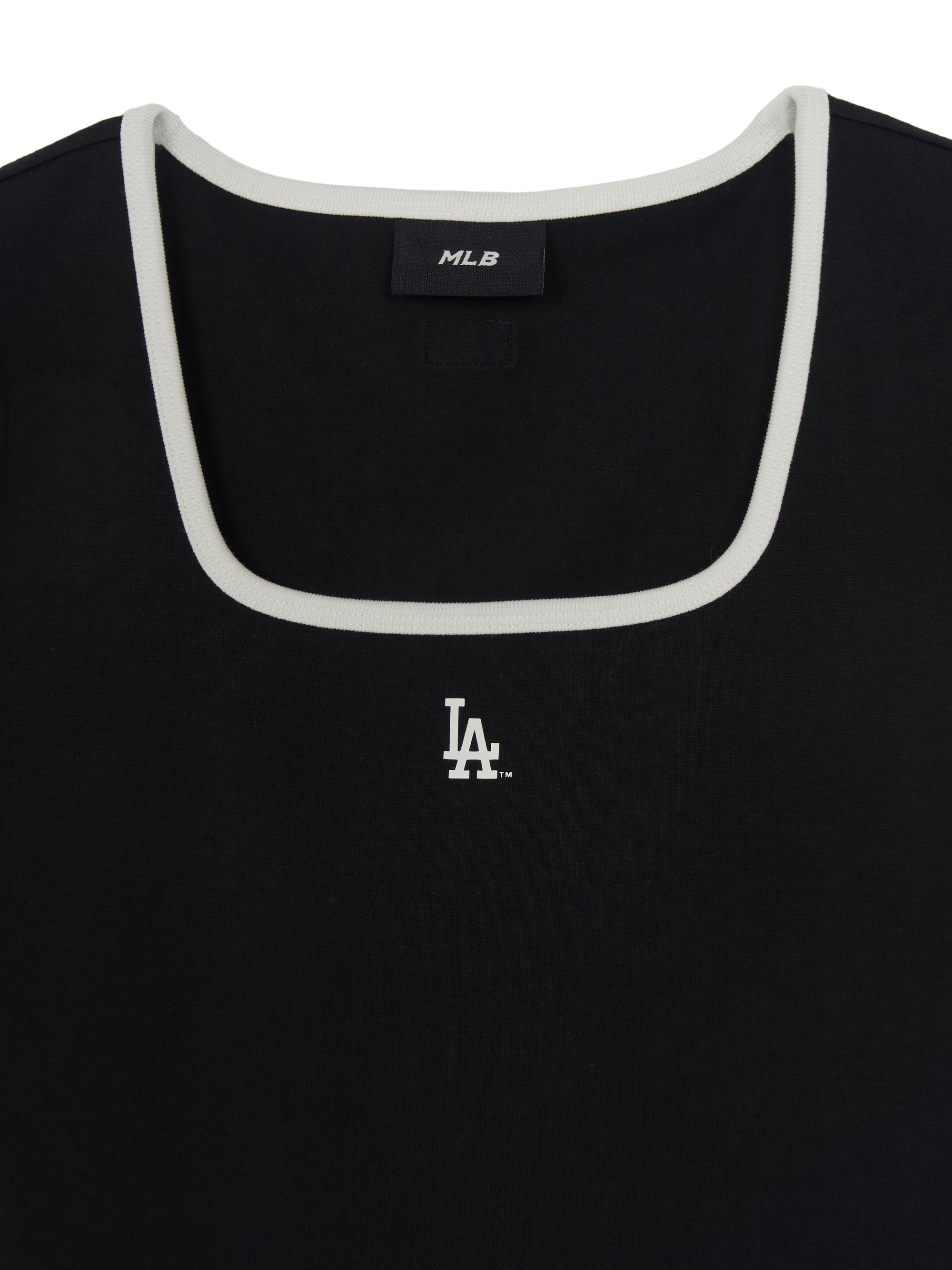 MLB Korea Women's Basic Square Neck Slim Fit T-shirt