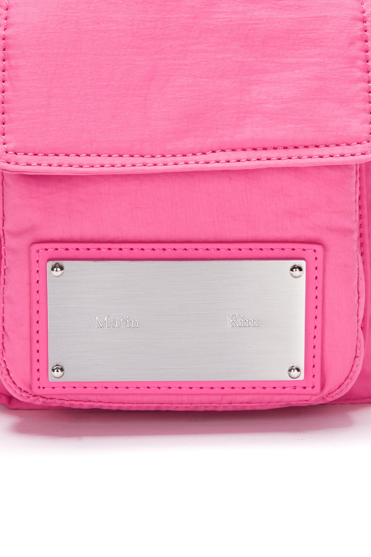 [matinkim] Cargo Cross Mini Bag IN Dark Pink