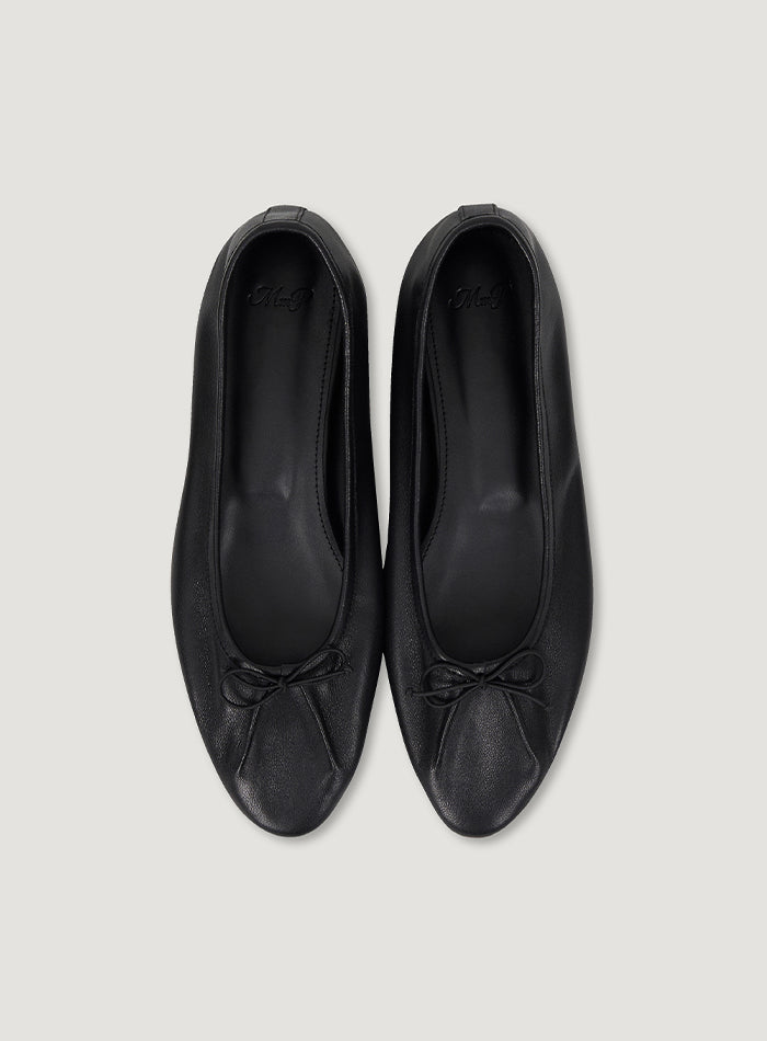 Mango Maniplease Nova Flat Shoes Black