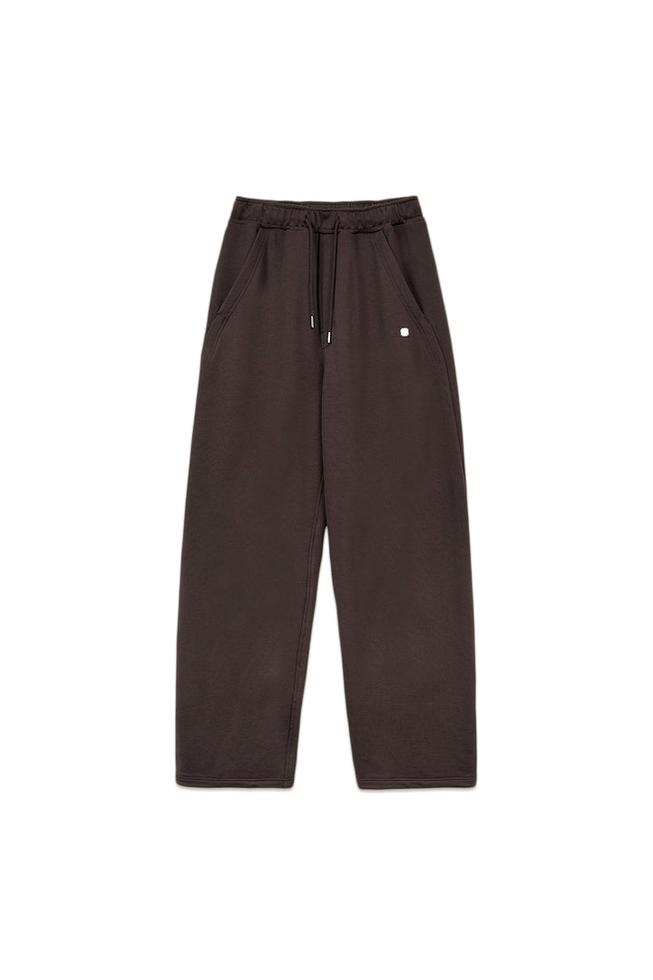Matinkim Back Pocket Glitter Sweatpants For Women IN Brown