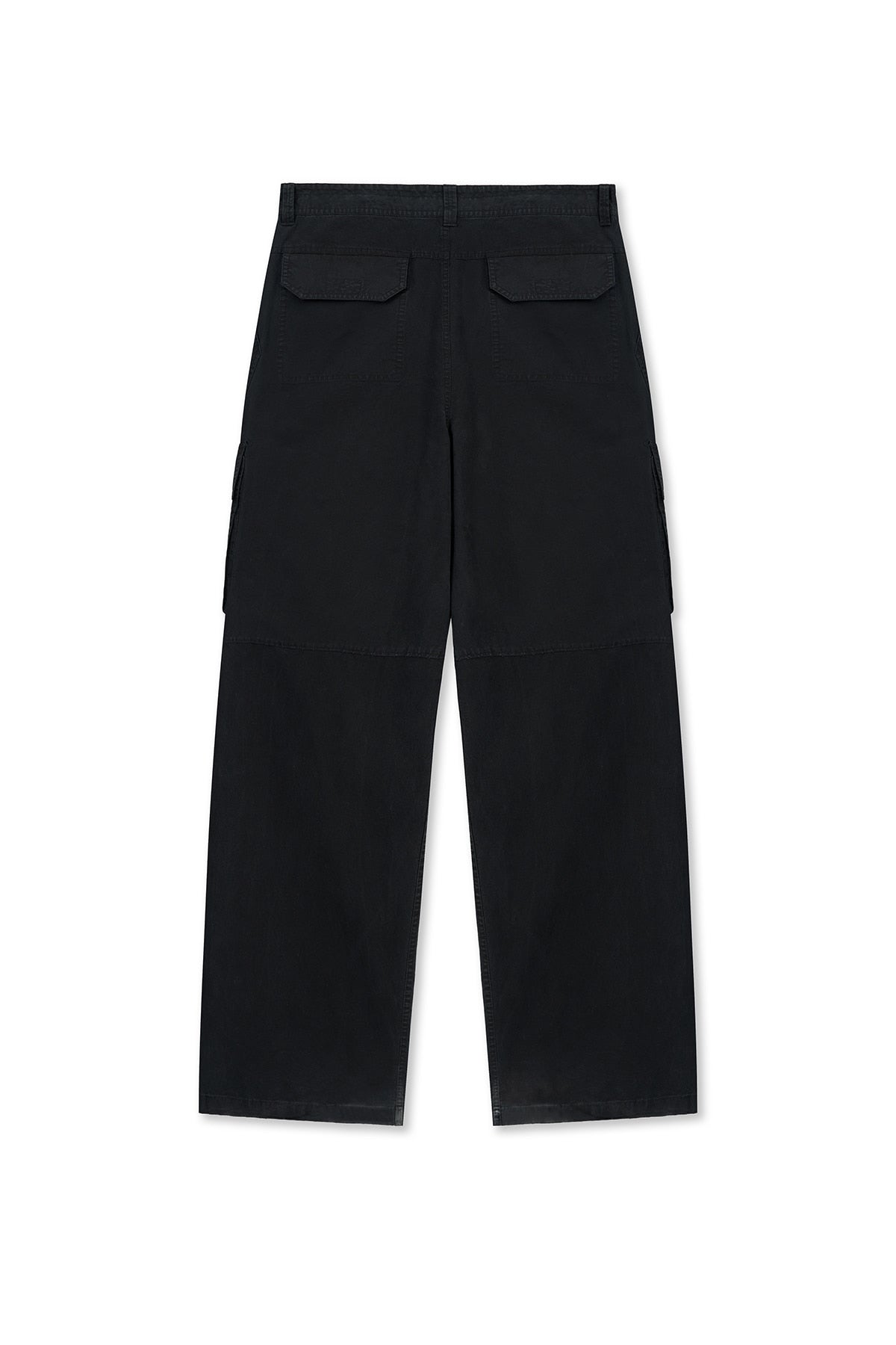 [matinkim] MULTI POCKET UTILITY WIDE PANTS IN BLACK