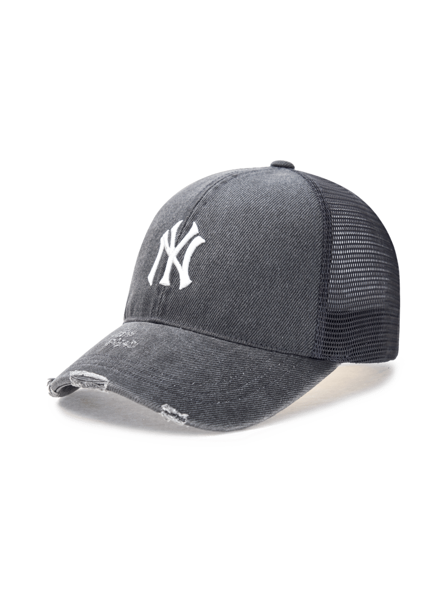 [25S New] Basic Washed Mesh Cap New York Yankees