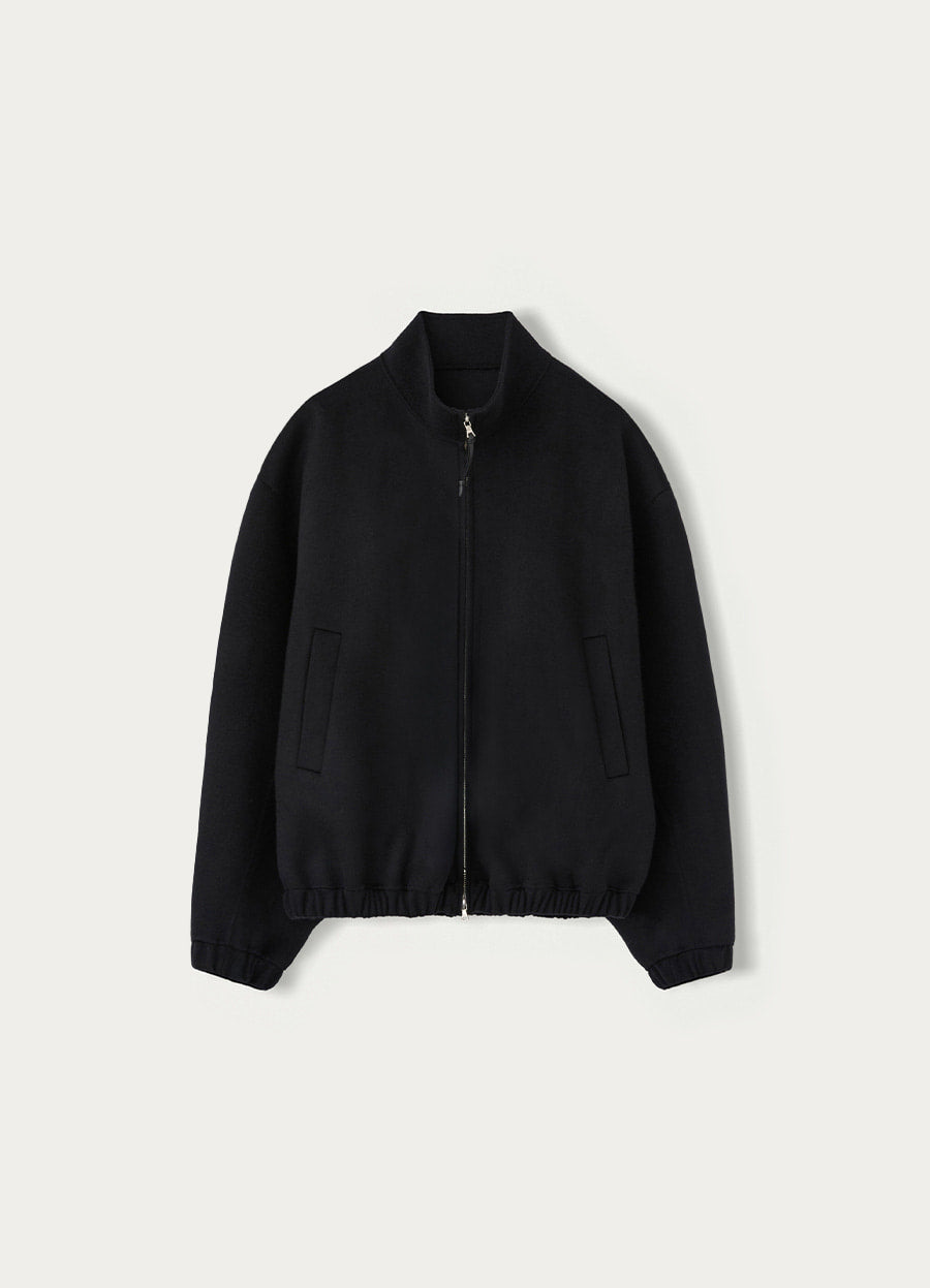 Nothing Written Plaza zip blouson (Dark navy, M)