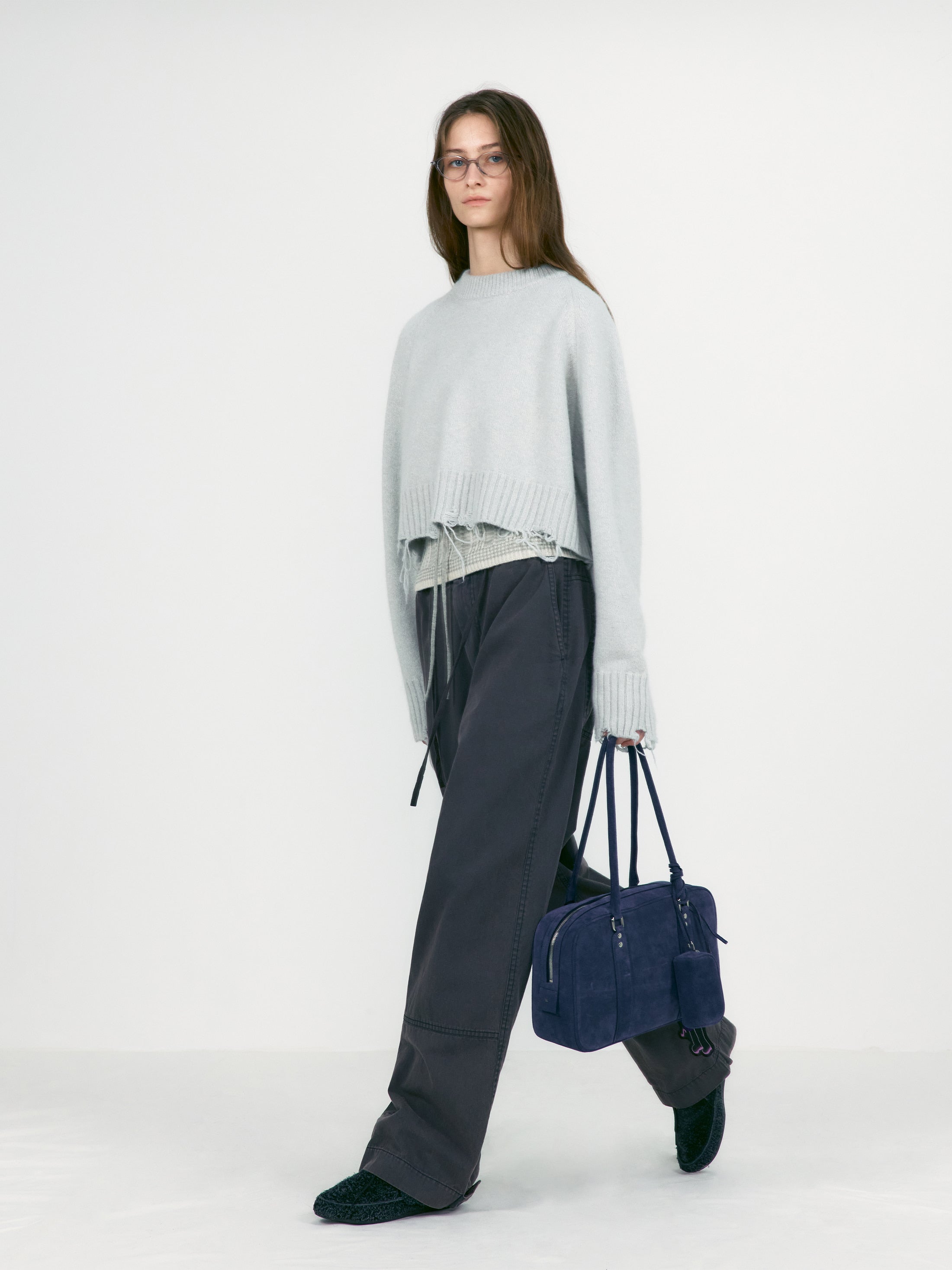 [low_classic] Lace Up Knitted Vest
Light Grey