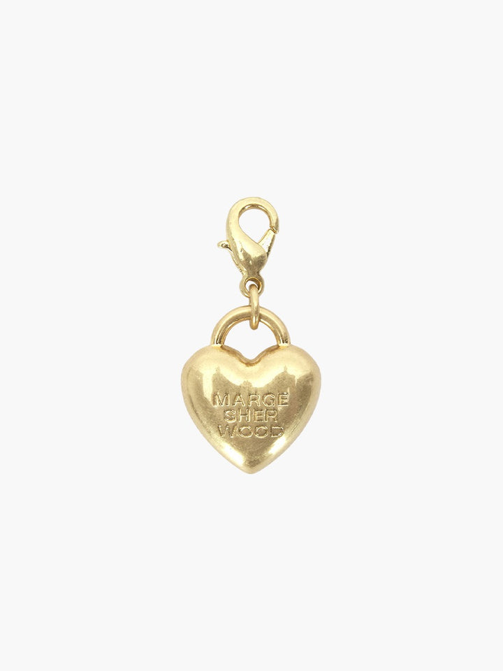 Margesherwood Heart Pendant Charm antiqued gold