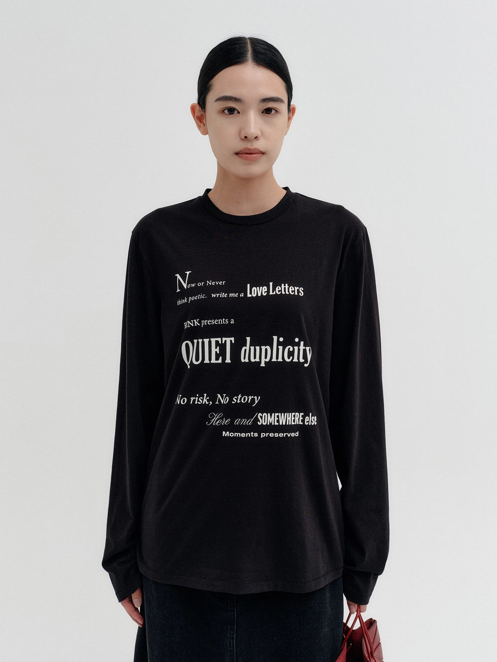 EENK Graphic Print T-shirt - Black