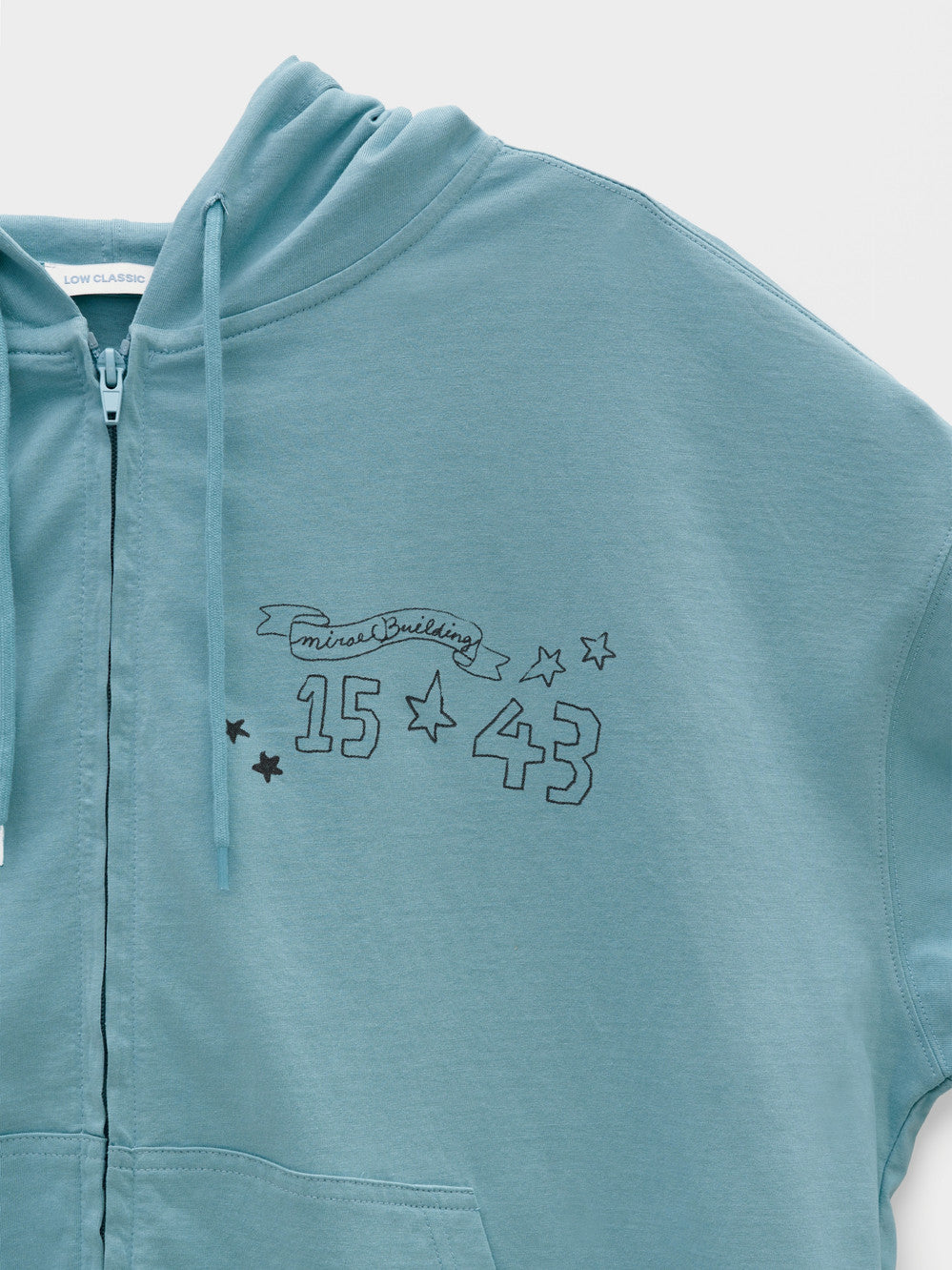 [Low Classic] Mirae Zip-Up Hoodie_Mint
