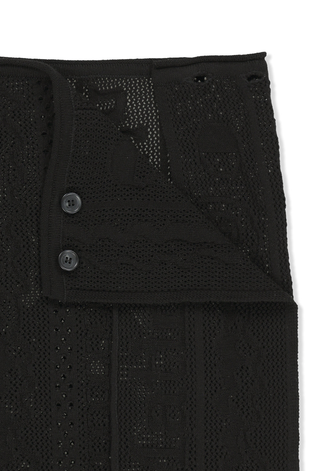 Matinkim Mesh Logo Wrap Mini Skirt IN Black