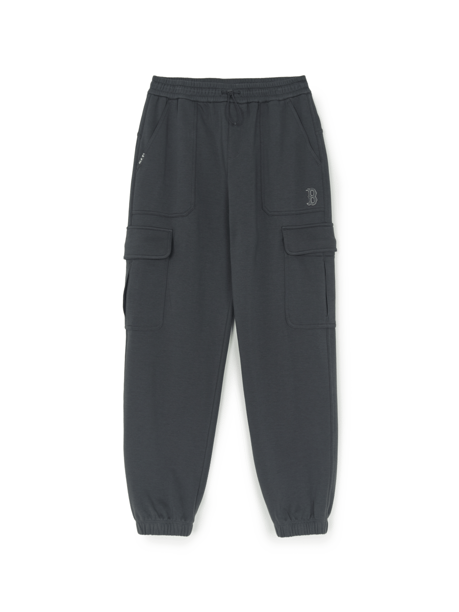 Basic Small-Logo Fleece-Lined Cargo Jogger Pants Boston Red Sox