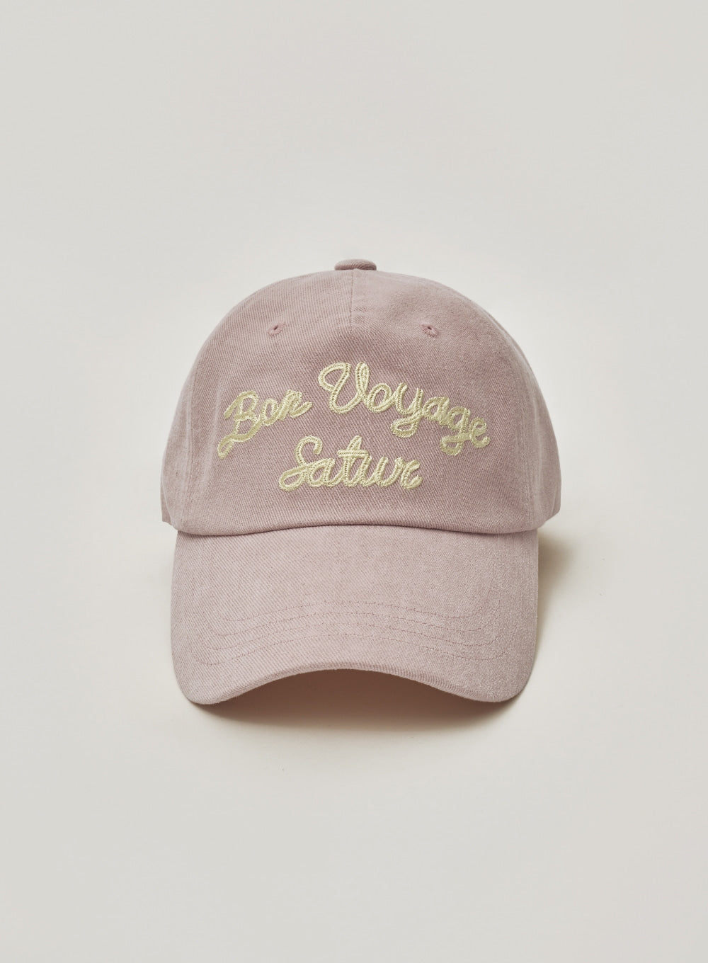 [satur] Bon Voyage 5 Panel Ball Cap - Pink