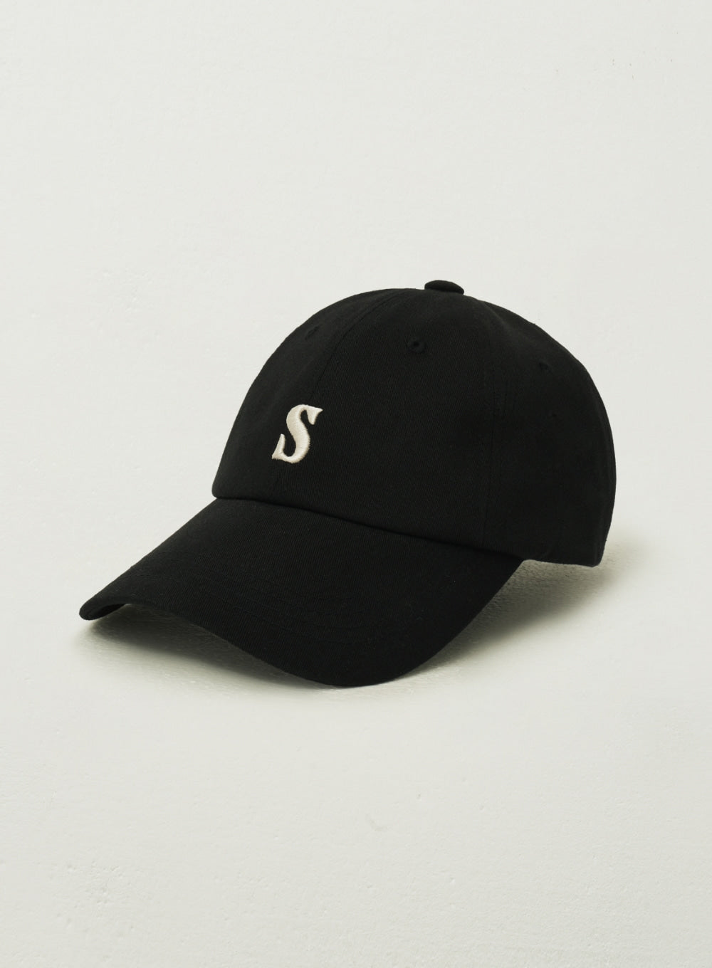 [satur] Classic Small Logo Ball Cap - Black