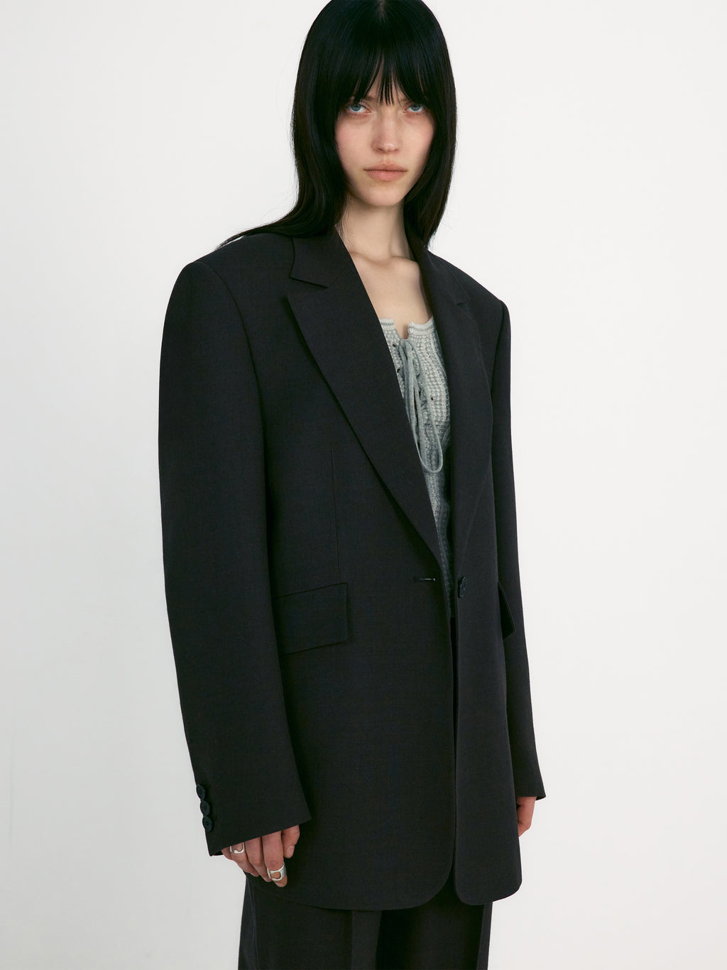 [low_classic] Oversized Classic Blazer
Melange Brown