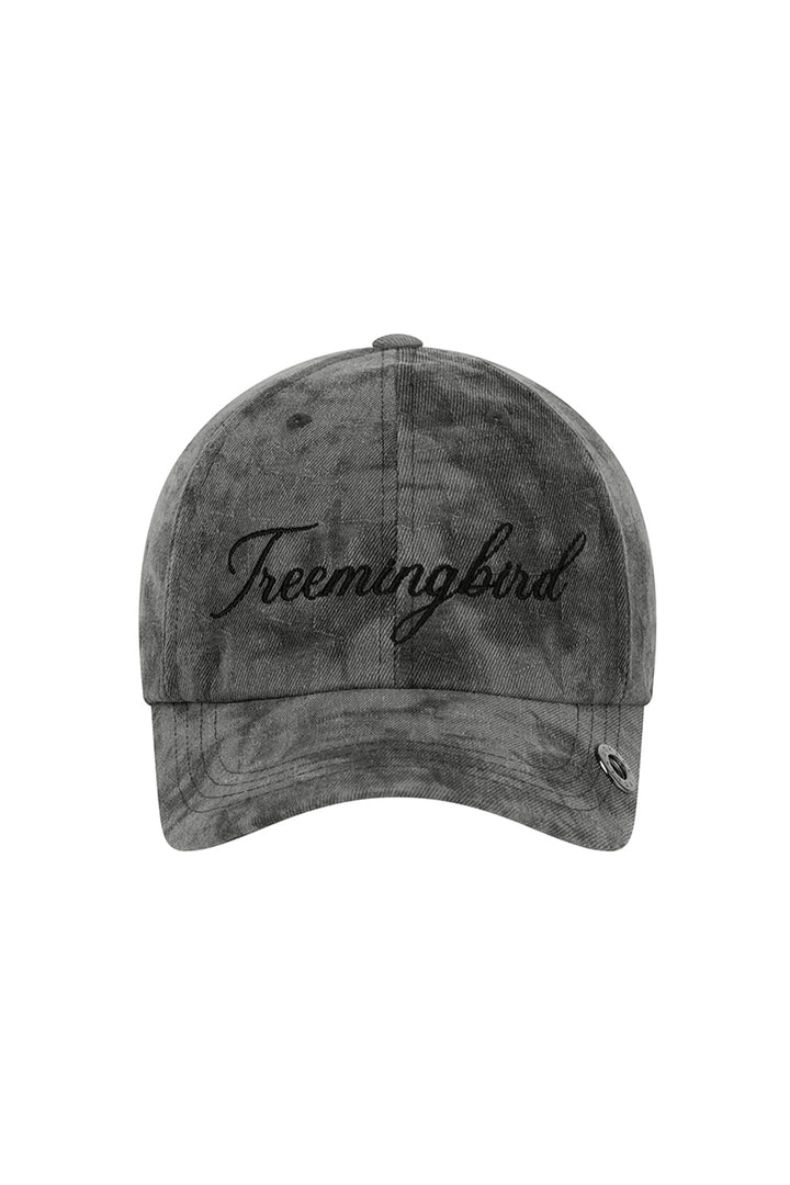Treemingbird Washed Smoke Eyelet Cap Charcoal