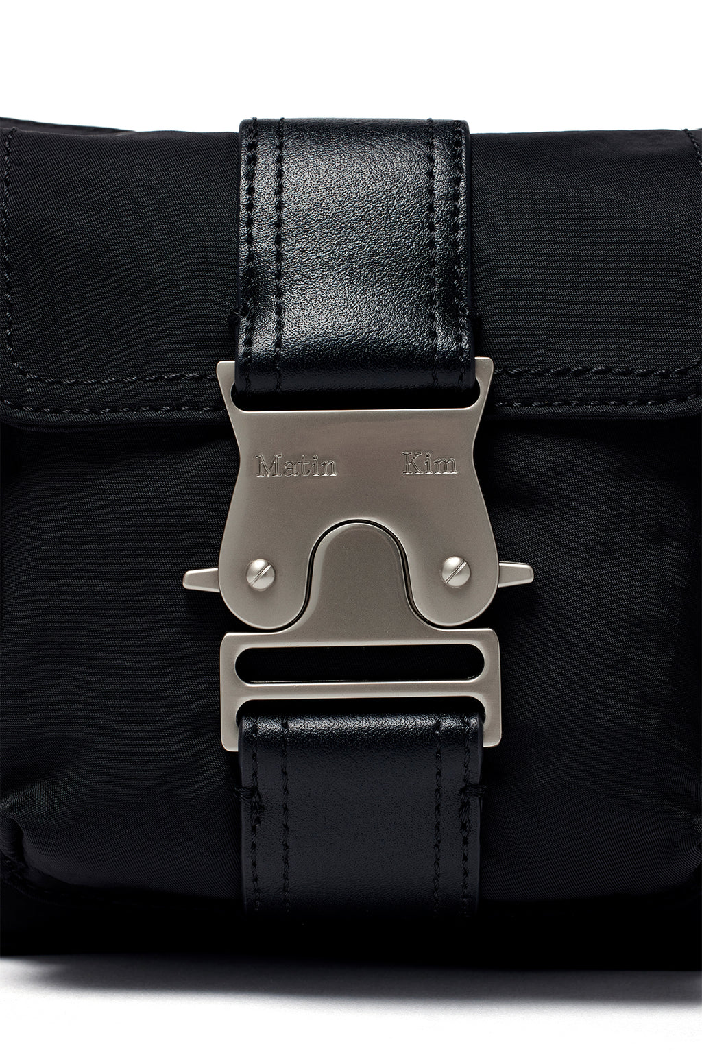 [matinkim] BUCKLE HOBO BAG IN BLACK