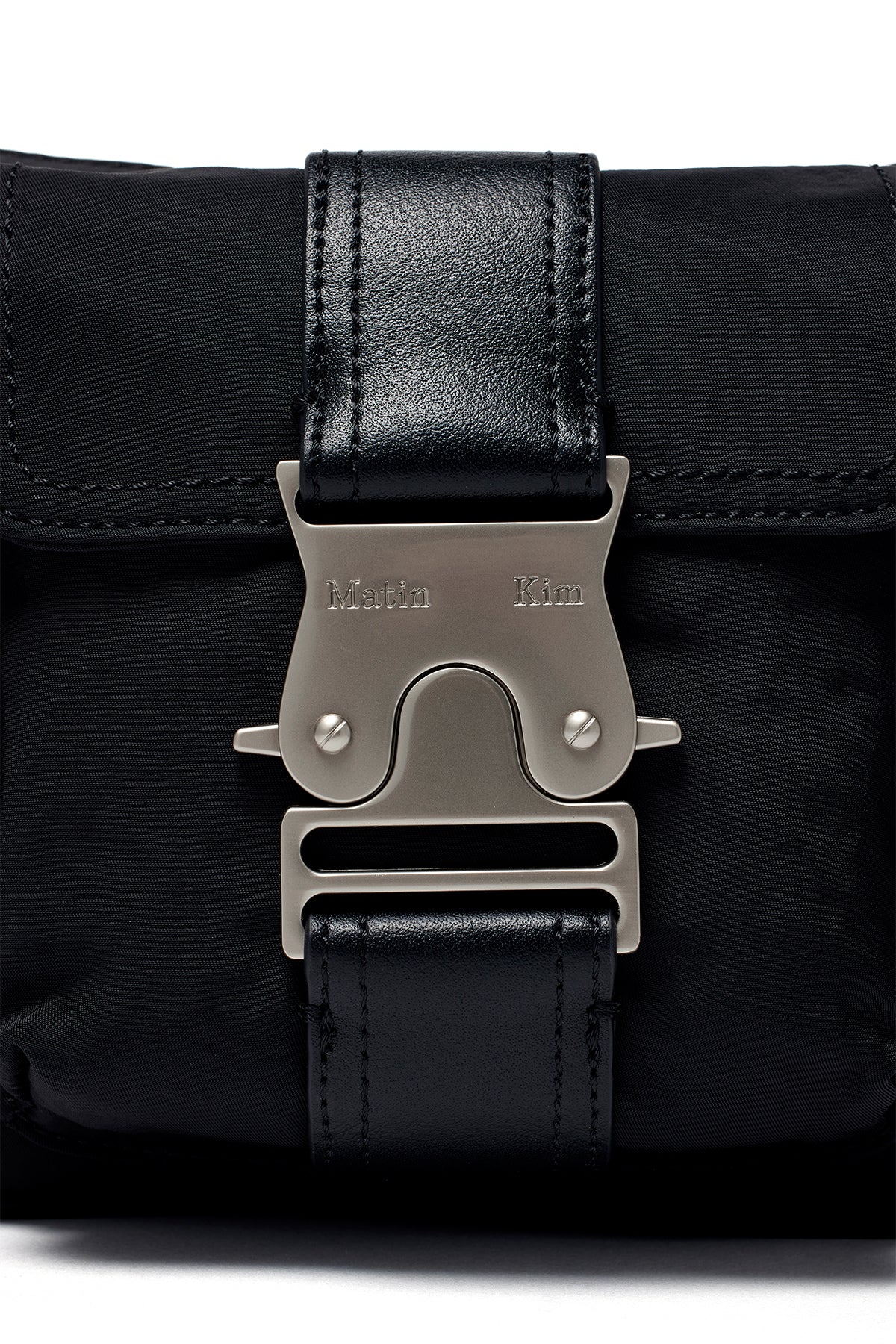 [matinkim] BUCKLE HOBO BAG IN BLACK