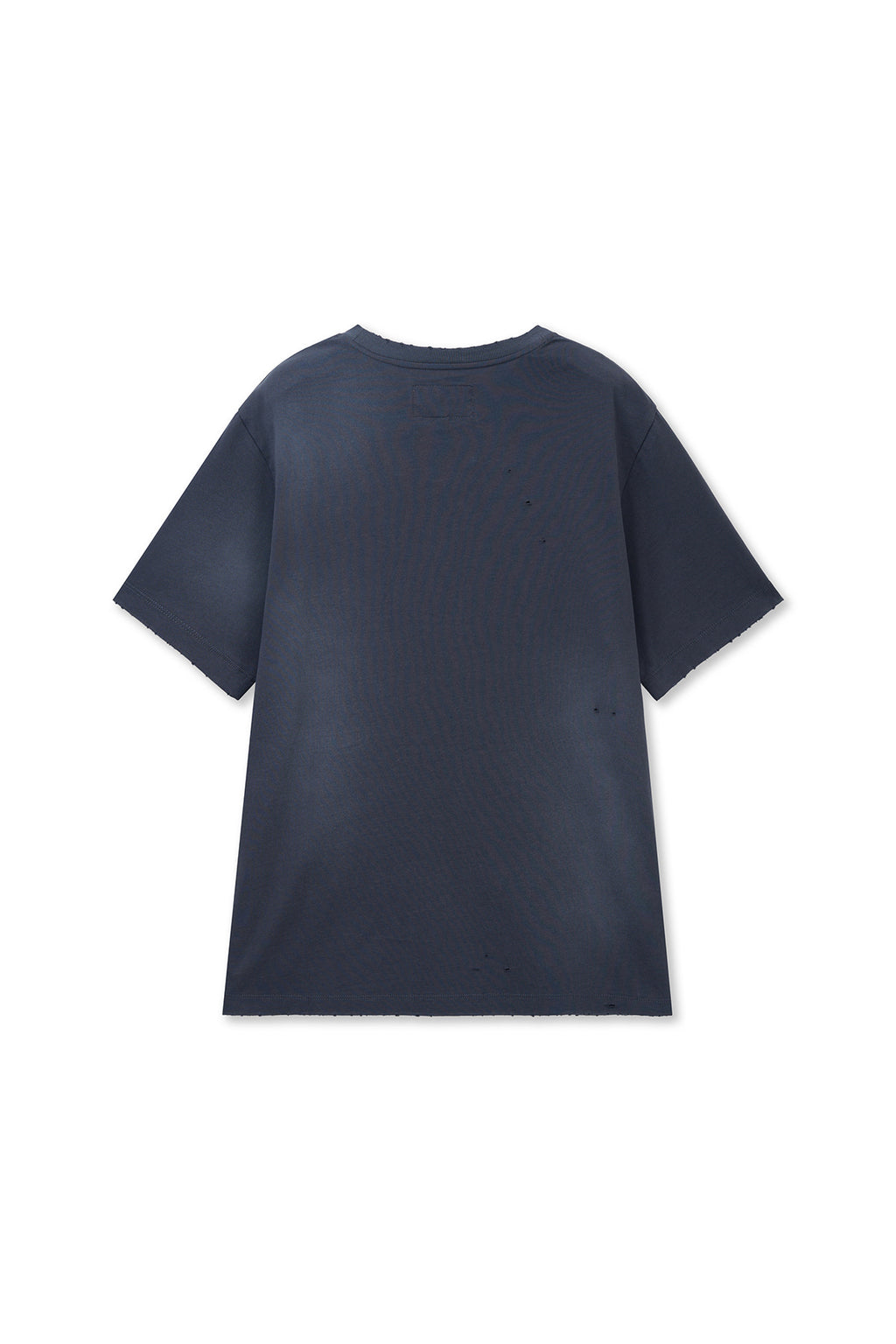 Matinkim Spray Washed Lettering Damaged Top IN Navy