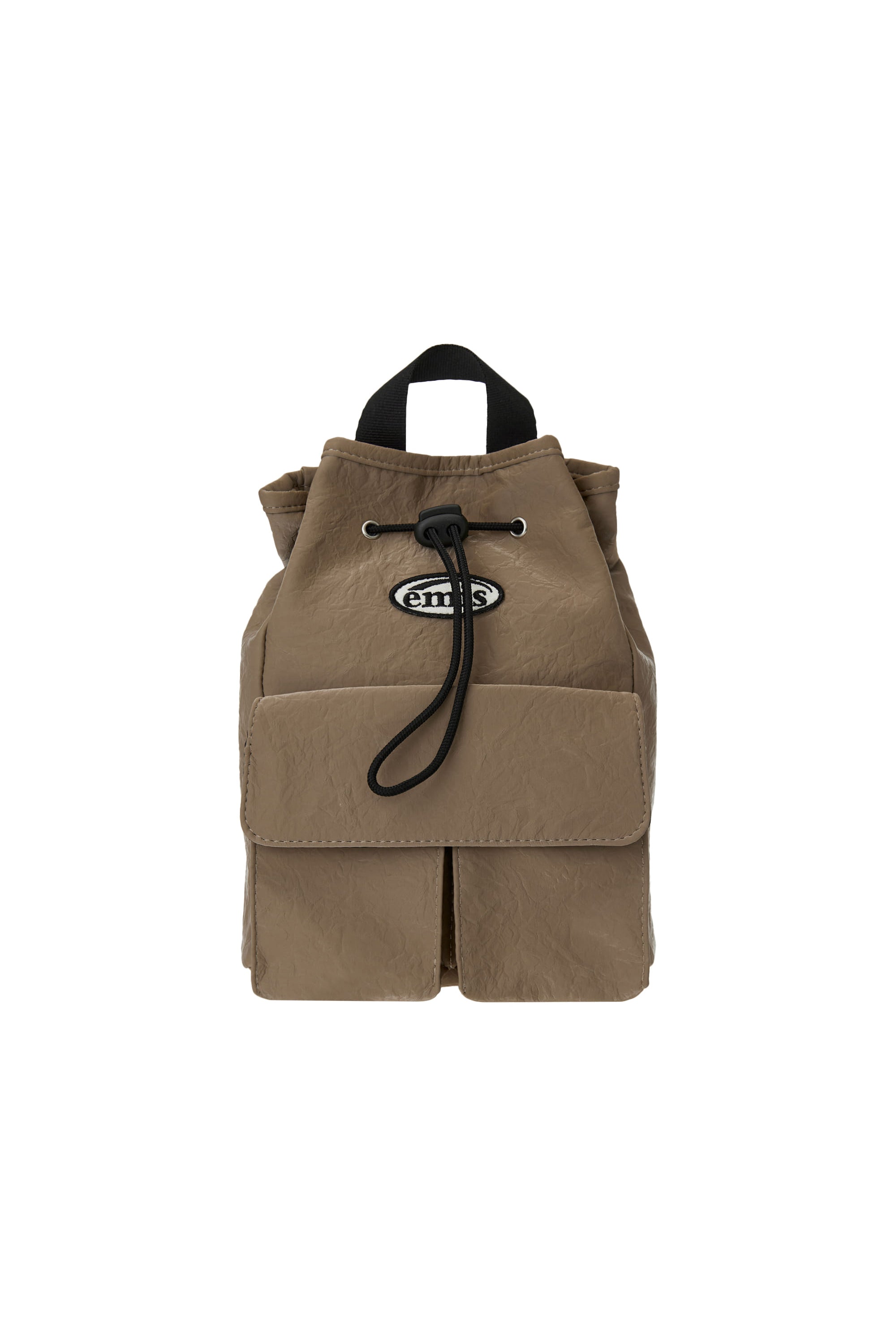MINI WAPPEN POCKET BACKPACK (RENEWAL)-BEIGE