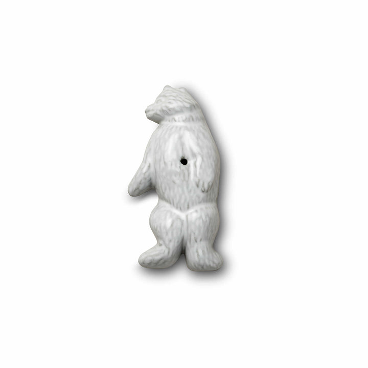 Vunque Incense Holder Baby Bear Grey