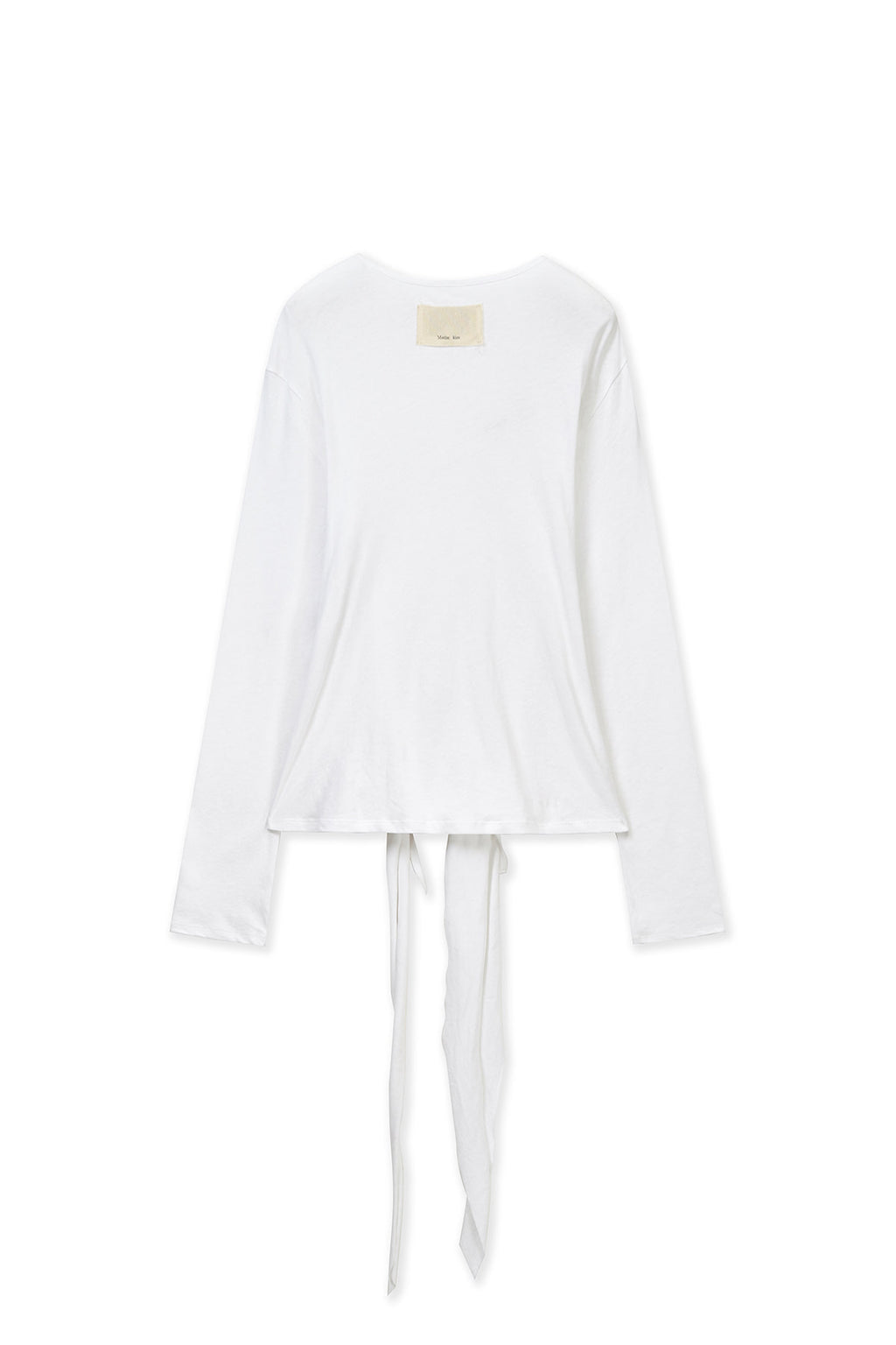 Matinkim Tied Drapery Top IN White