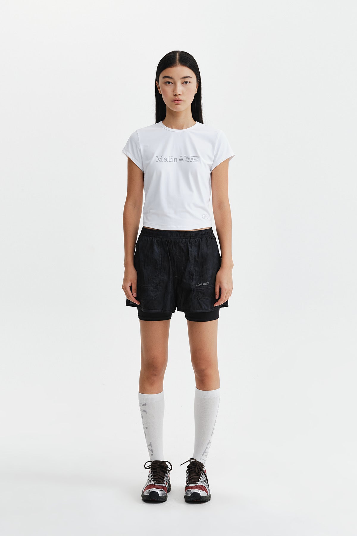Matinkim Matin Pace Motion Shorts For Women IN Black