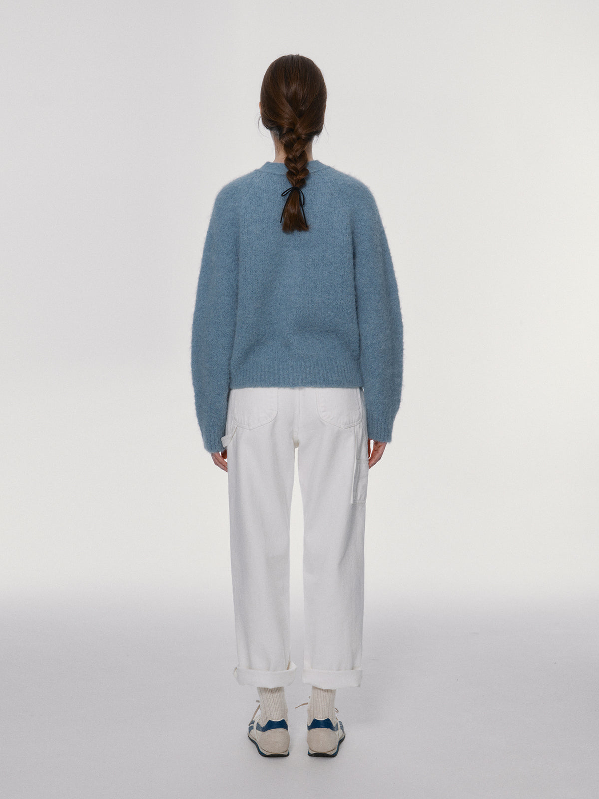 Nothing Written Work cotton pants (White)