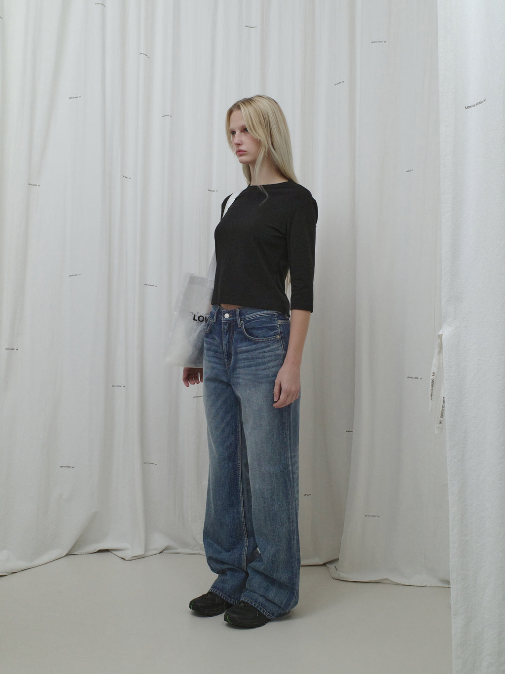 Low Classic Relaxed Fit Jeans Dark Blue