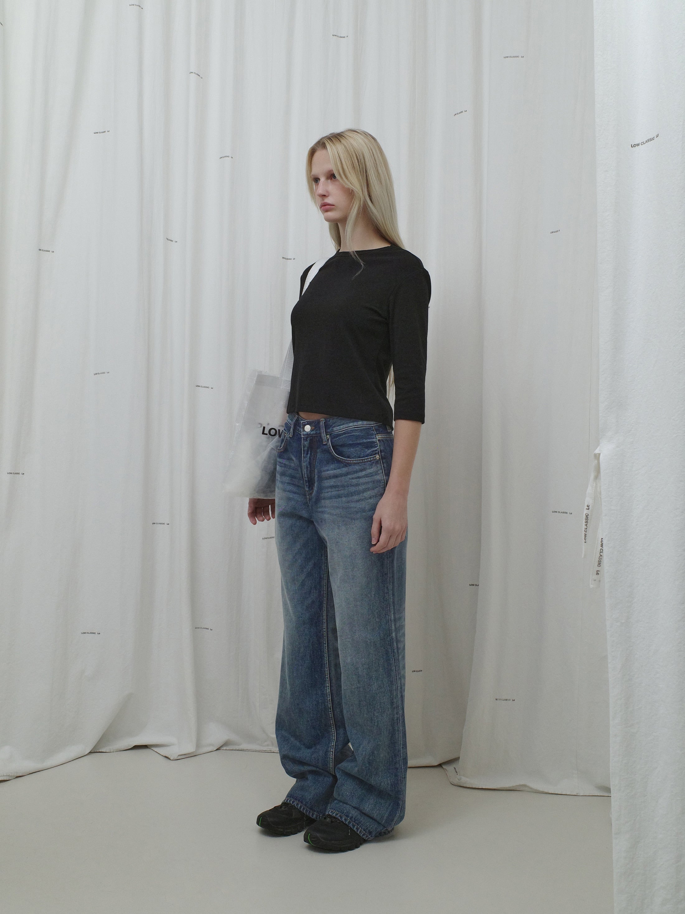 Low Classic Relaxed Fit Jeans Dark Blue
