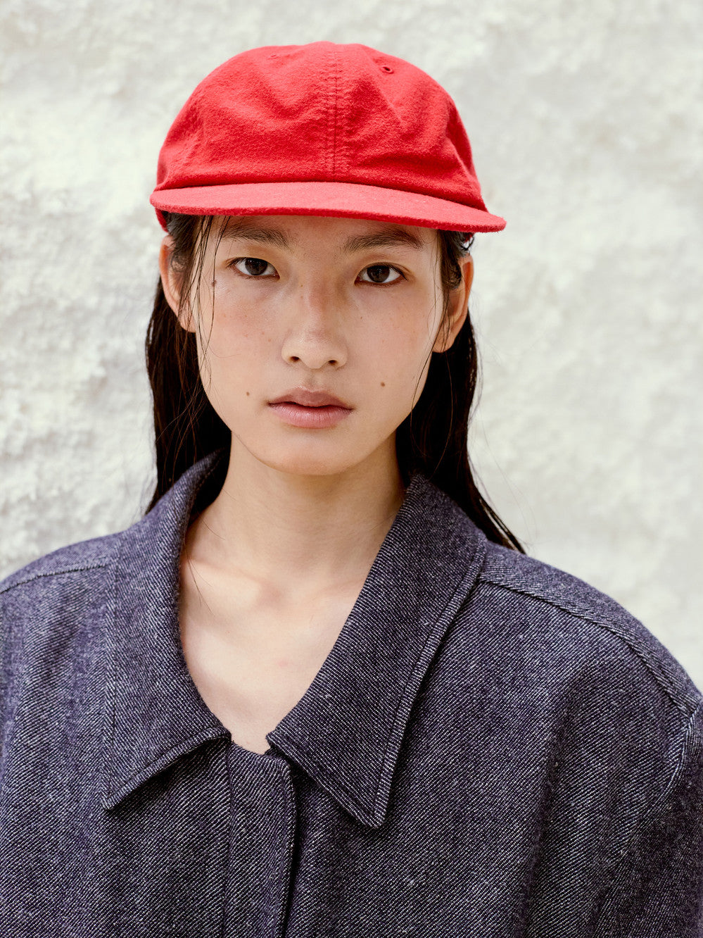 [Low Classic] Moleskin Cap_Red
