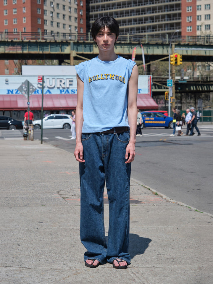 Low Classic Hollywood Basic Tee Blue