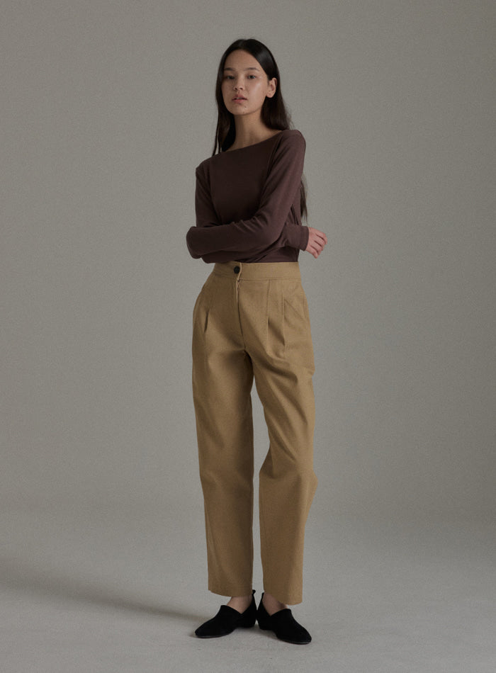 Mango Maniplease Palt Cotton Pants