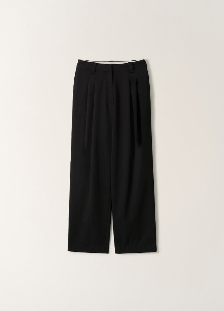 Nothing Written Frame Wool Pants (Black)