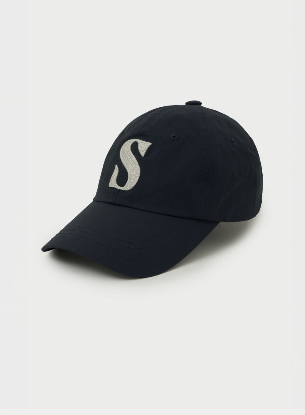 [satur] Nylon Casual Ball Cap - Dark Navy