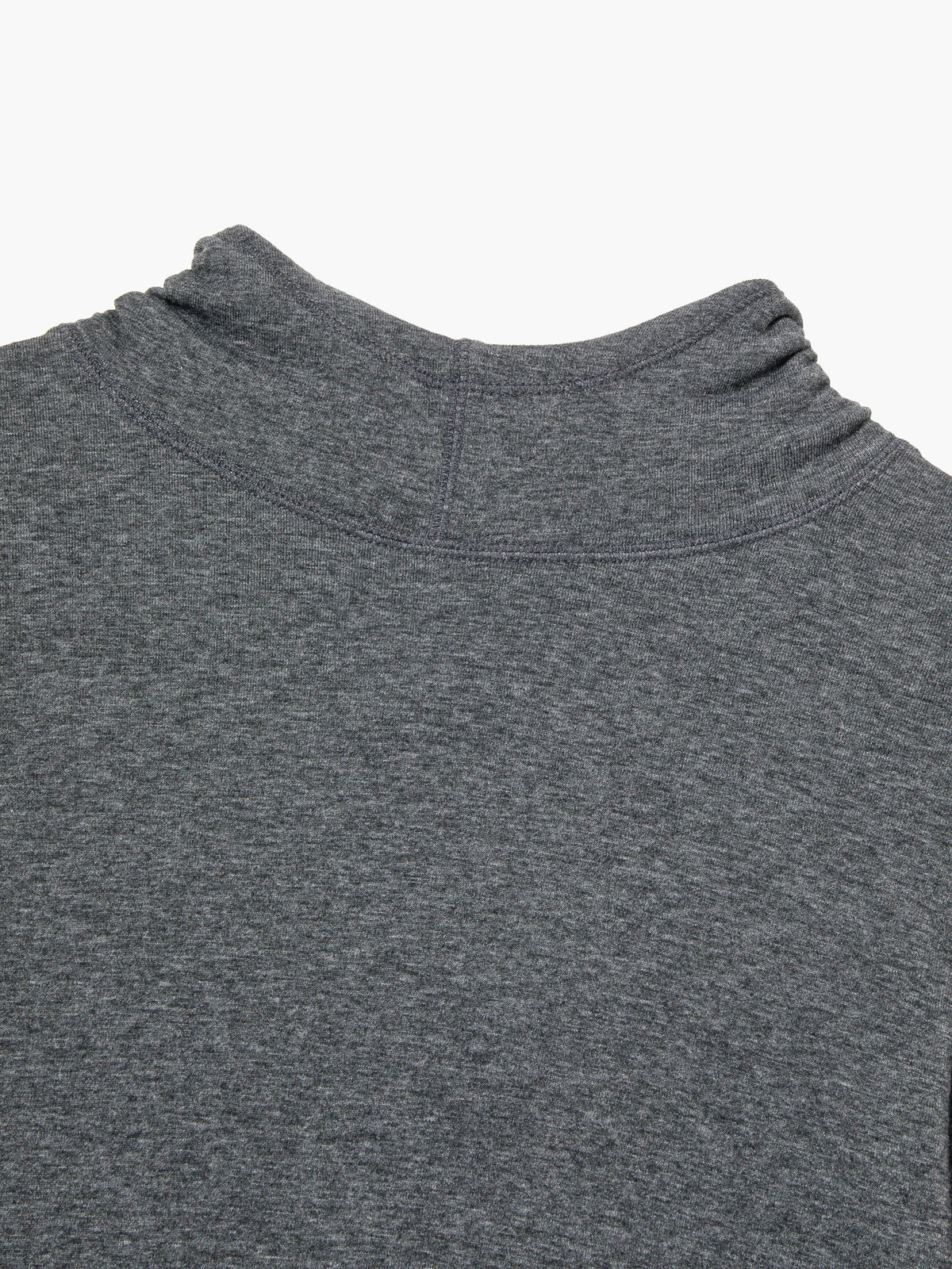 Margesherwood Highneck Hoodie Long Sleeve charcoal