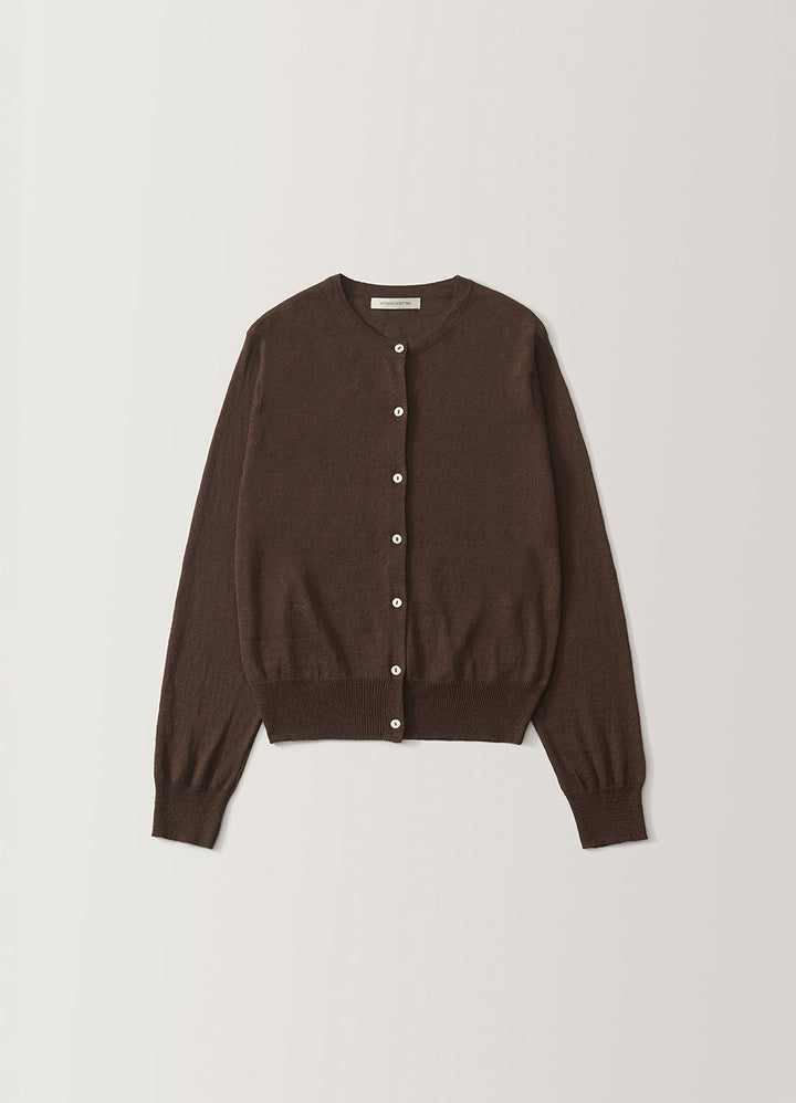 Nothing Written Rola linen cardigan (Brown)