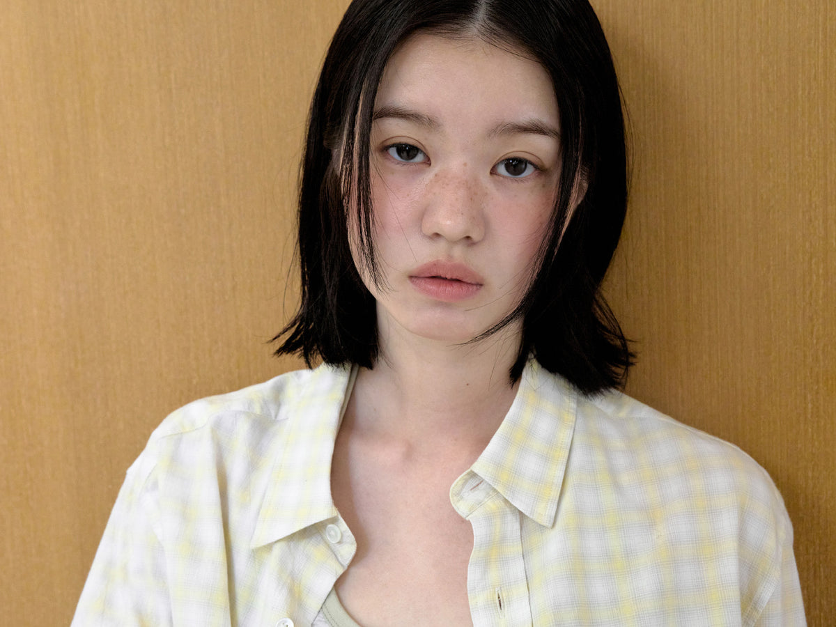 Low Classic Regular-Fit Lc Sheer Checked Shirt Yellow