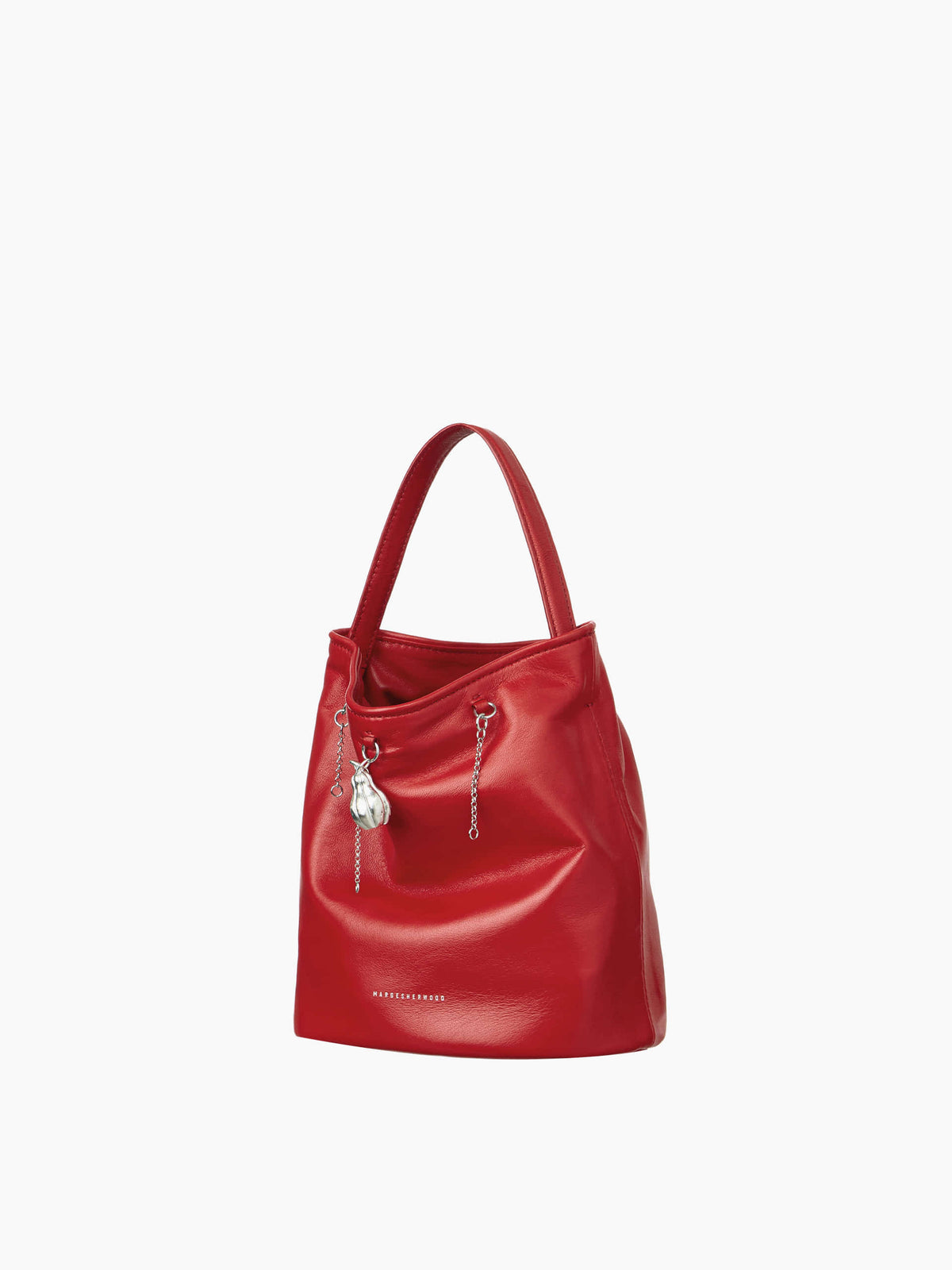 Margesherwood Wired Bucket red airy nappa