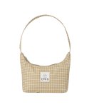 CHECK HOBO BAG-BEIGE