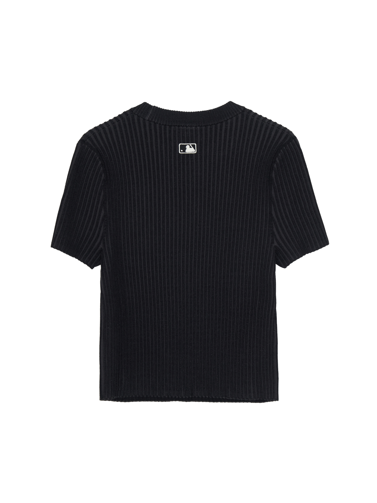 MLB Korea Women's Basic Street Ribbed Short Sleeve Knit Pullover