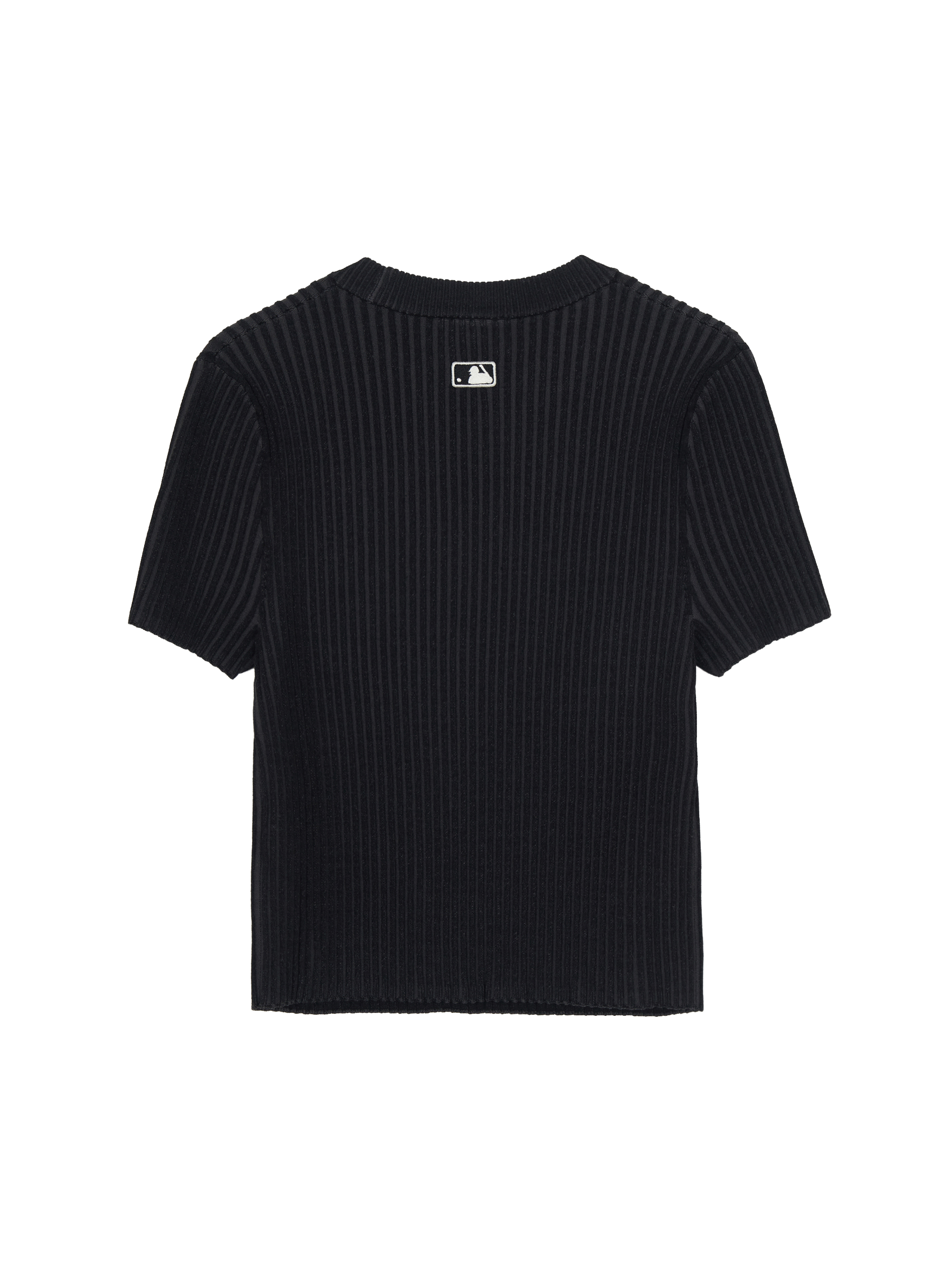 [mlb korea] Women's Basic Street Ribbed Short Sleeve Knit Pullover