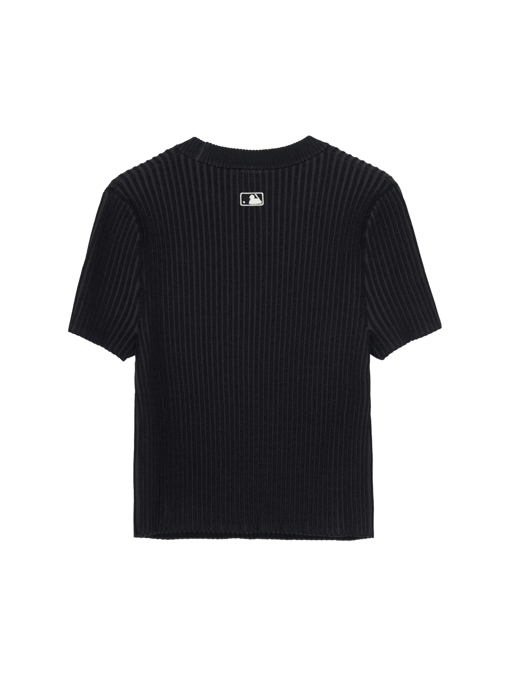 MLB Korea Women's Basic Street Ribbed Short Sleeve Knit Pullover