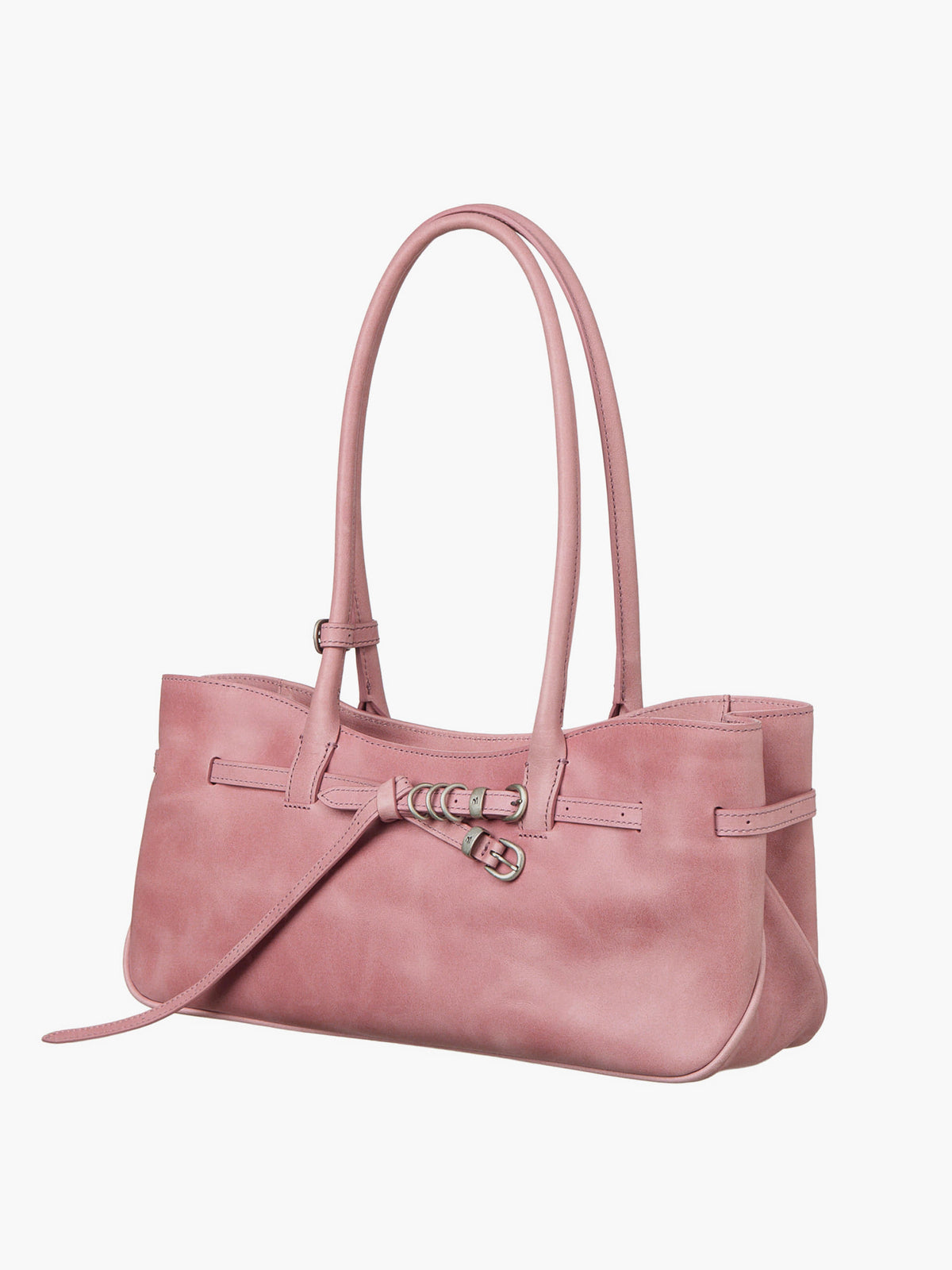 Margesherwood Grandma Used Shoulder Bag tea rose pull-up