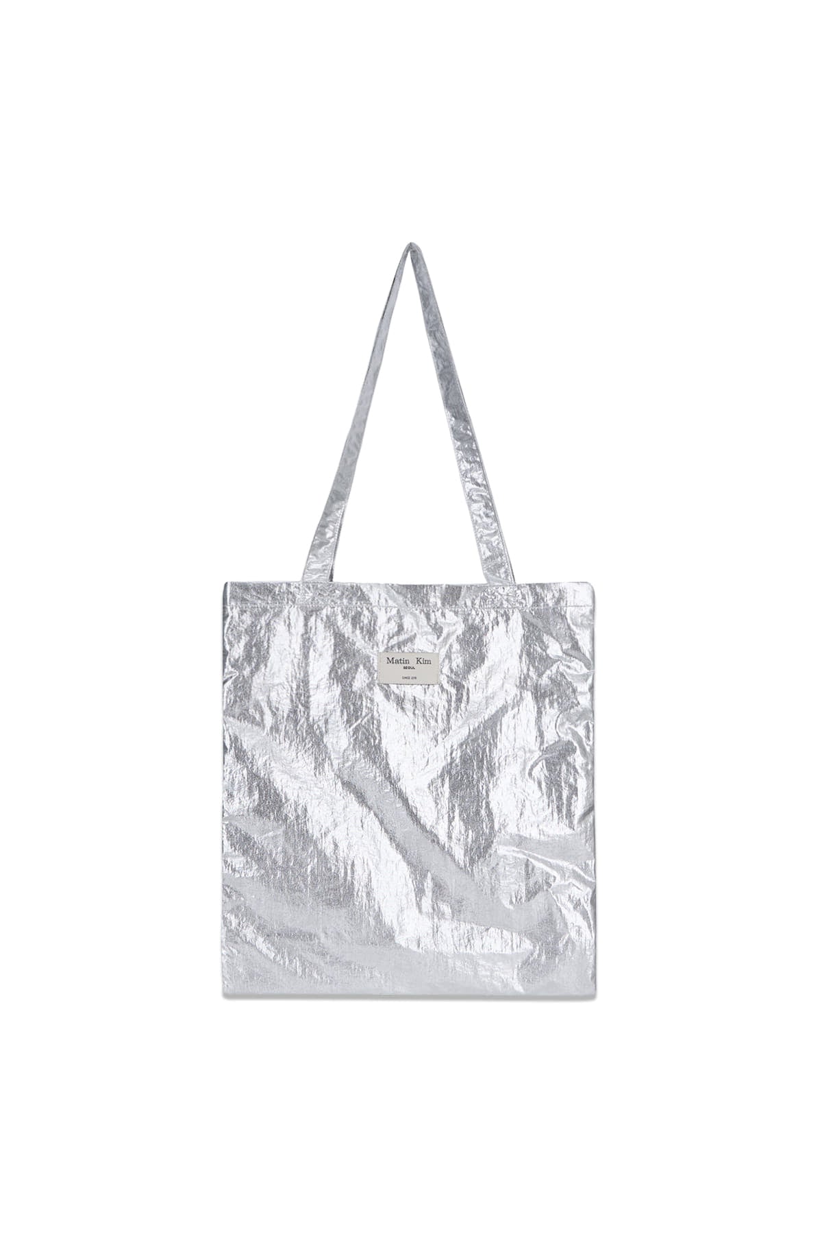 [matinkim] MATIN PALETTE ECOBAG IN SILVER