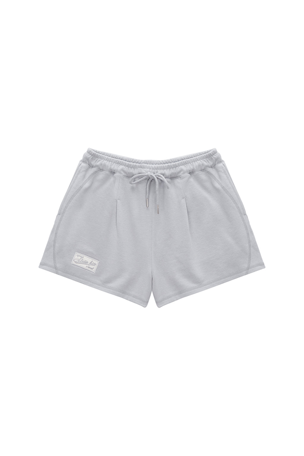 Matinkim Stitch Label Sweatshorts IN Light Grey