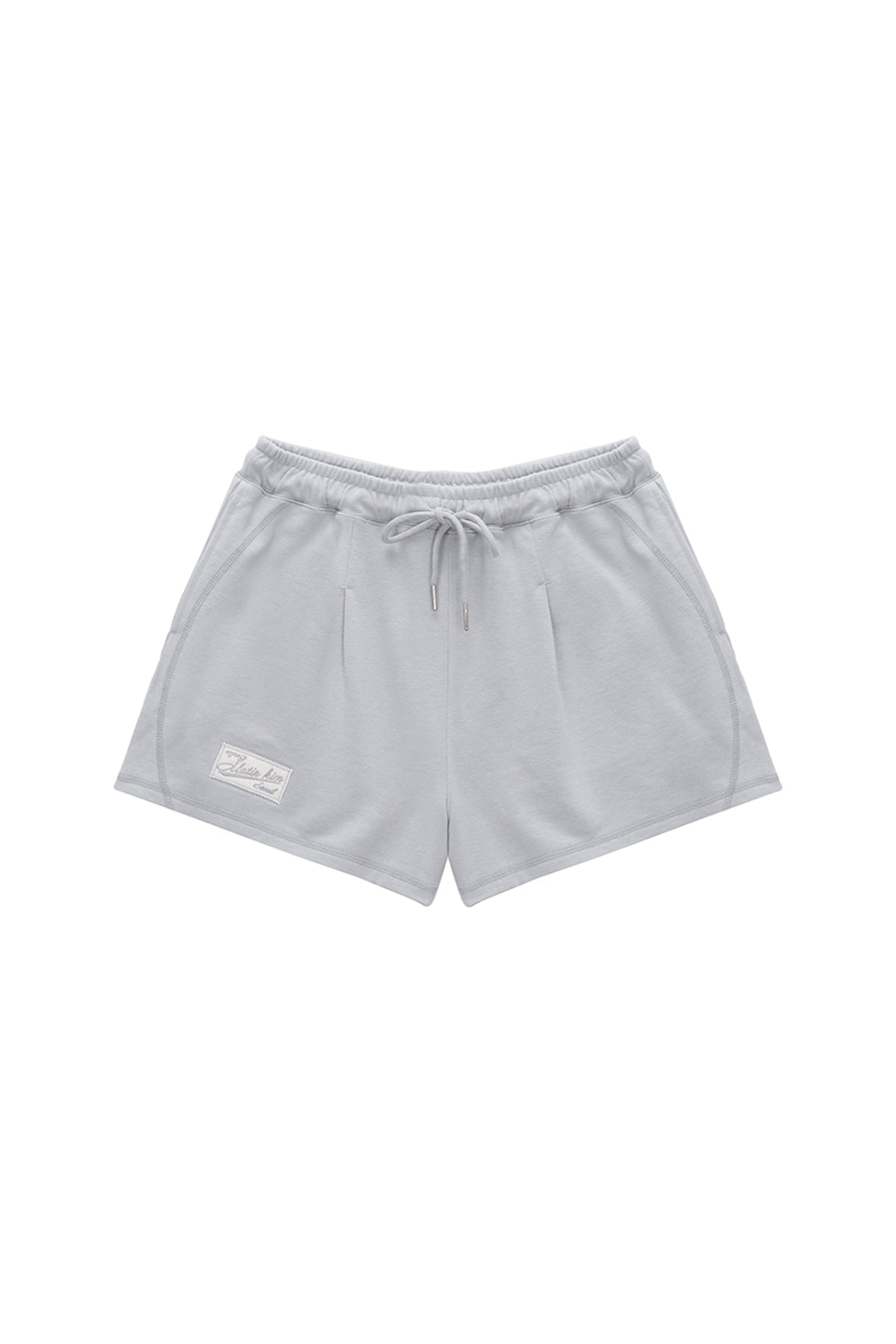 Matinkim Stitch Label Sweatshorts IN Light Grey