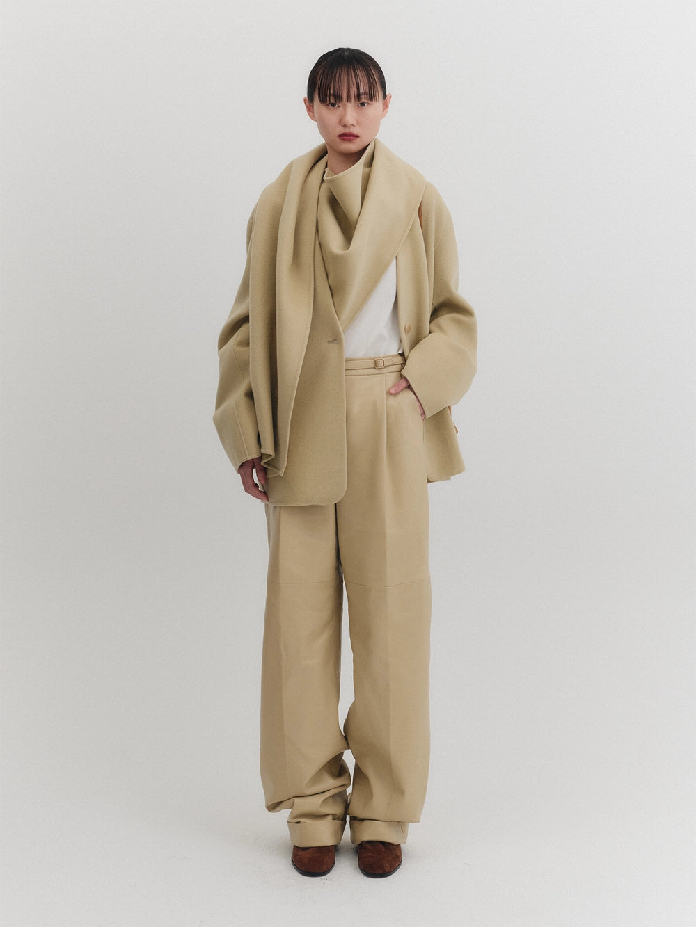 EENK Muffler Jacket - Light Beige