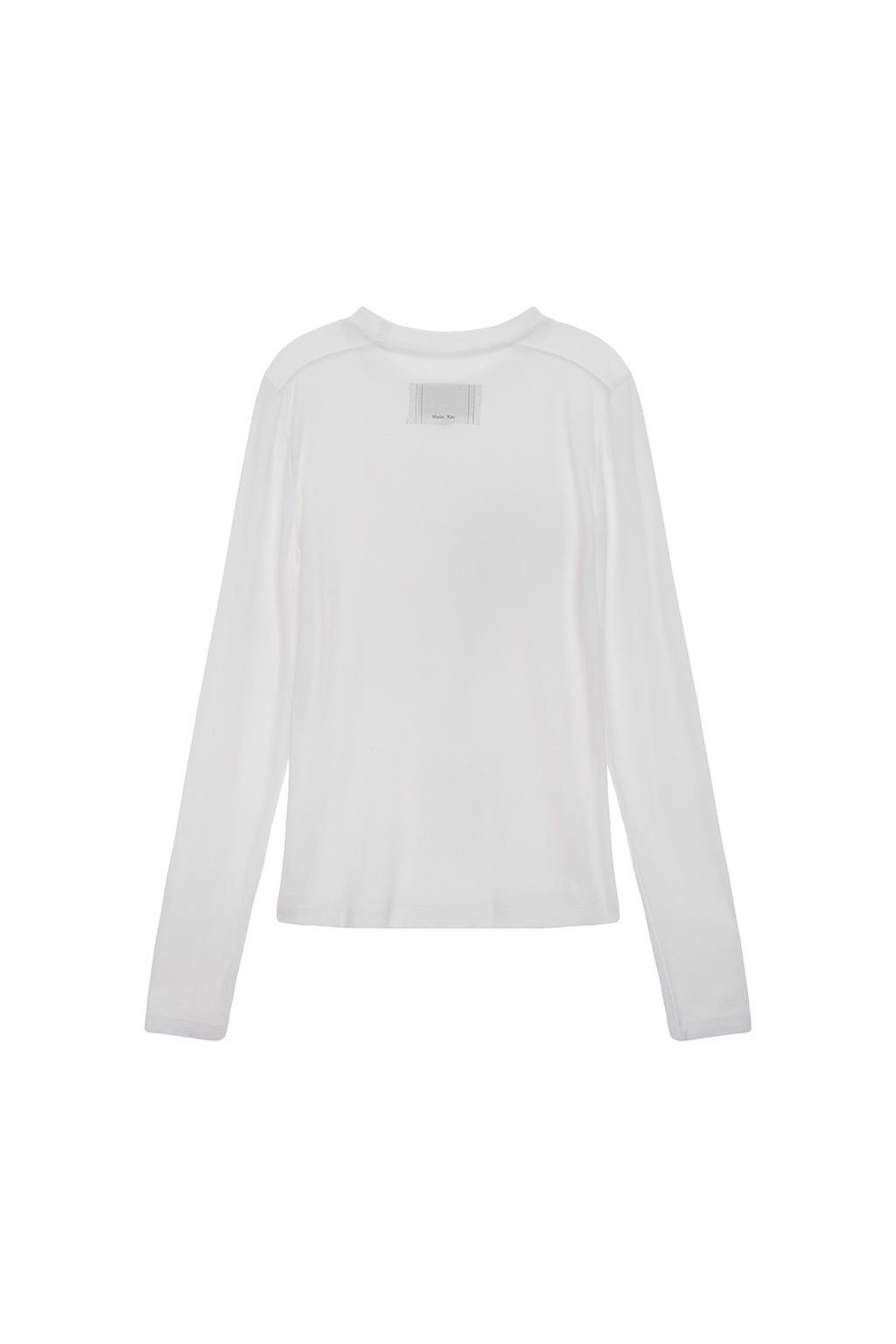 [matinkim] DOT GRAPHIC LOGO LETTERING TOP IN WHITE