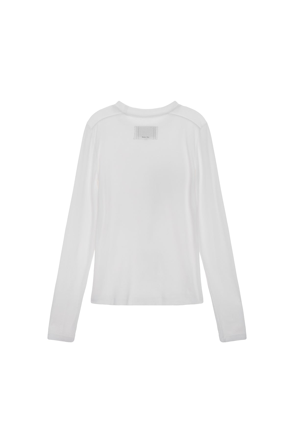 [matinkim] DOT GRAPHIC LOGO LETTERING TOP IN WHITE