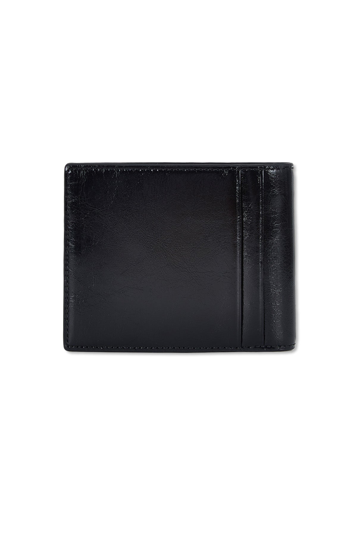 Matinkim Steel Logo Business Wallet IN Black